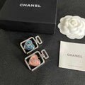 CHANEL Geometric CC Heart Accent Brooch