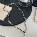Gucci GG Interlocking Link Silver Chain Necklace