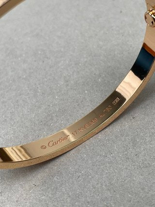 Cartier Love Rosé Signature Screw Bracelet