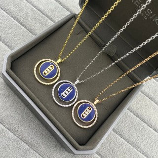 Messika Lucky Move Color Medallion Long Necklace
