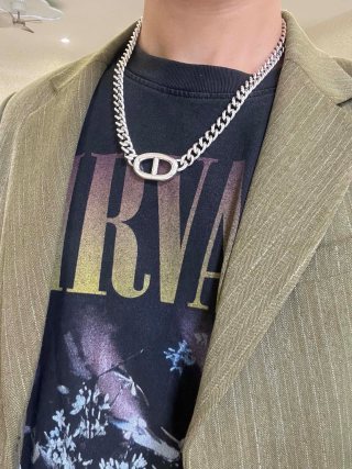 Hermès Chaine d’Ancre Double Link Necklace