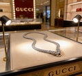 Gucci Interlocking G Snake Chain Link Necklace