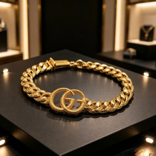 Gucci Interlocking G Twisted Rope Chain Bracelet