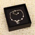 CHANEL Pearl Accent Chain Bracelet