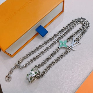 Louis Vuitton Blossom Monogram Chain Necklace