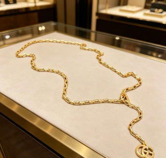 Gucci Interlocking G Delicate Chain Pendant Necklace