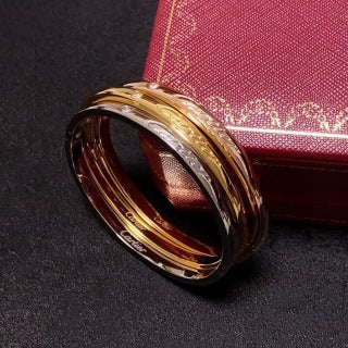 CARTIER Rosavelle Diamond Screw Bangle