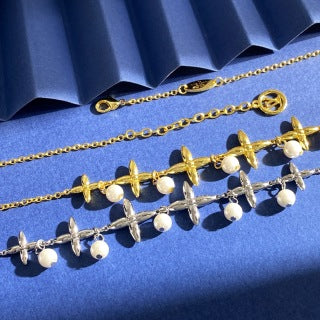 Louis Vuitton Pearl Star Bloom Layered Necklace