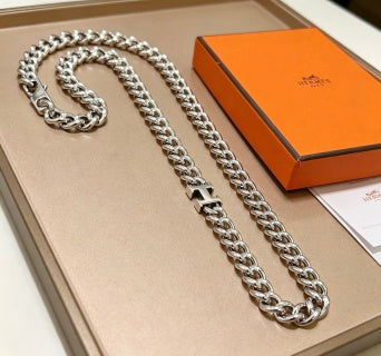 Hermès Iconic H Link Chain Necklace